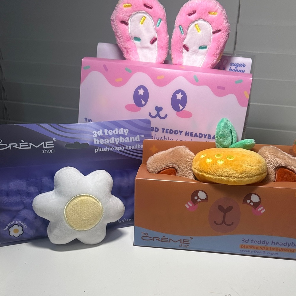 The Crème Shop Spa Headband Bundle - 3